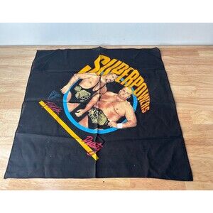 Vintage Original Jim Crockett NWA Dusty Rhodes Nikita Koloff SUPERPOWERS Bandana